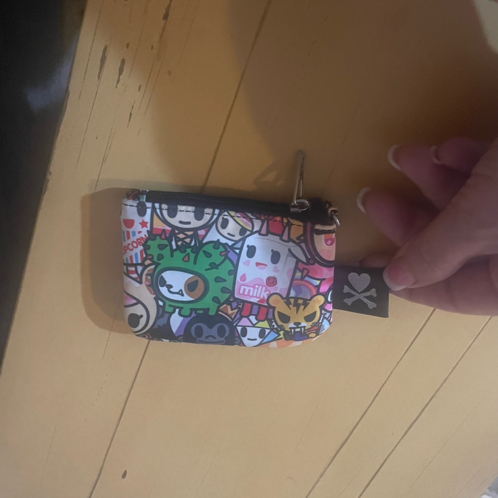 JU-JU-BE X TokiDoki Donutella Coin purse NWOT